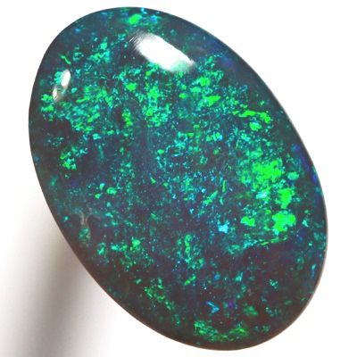SOLID BLACK CRYSTAL OPAL Bright Floral Harlequin pattern SEE VIDEO
